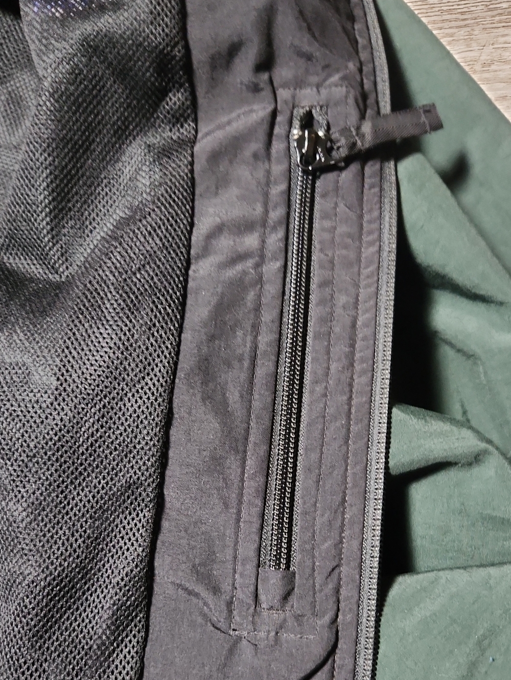 Rare VINTAGE Polo by Ralph Lauren Forest Green Zip-Up Windbreaker Medium - Picture 7 of 10